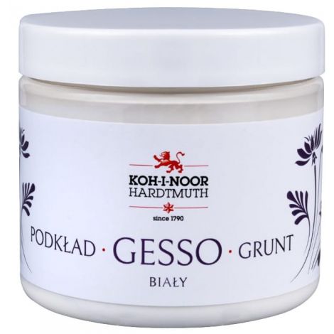 Gesso/Grunt malarski uniwersalny Koh-i-Noor Biały akrylowe, 200ml